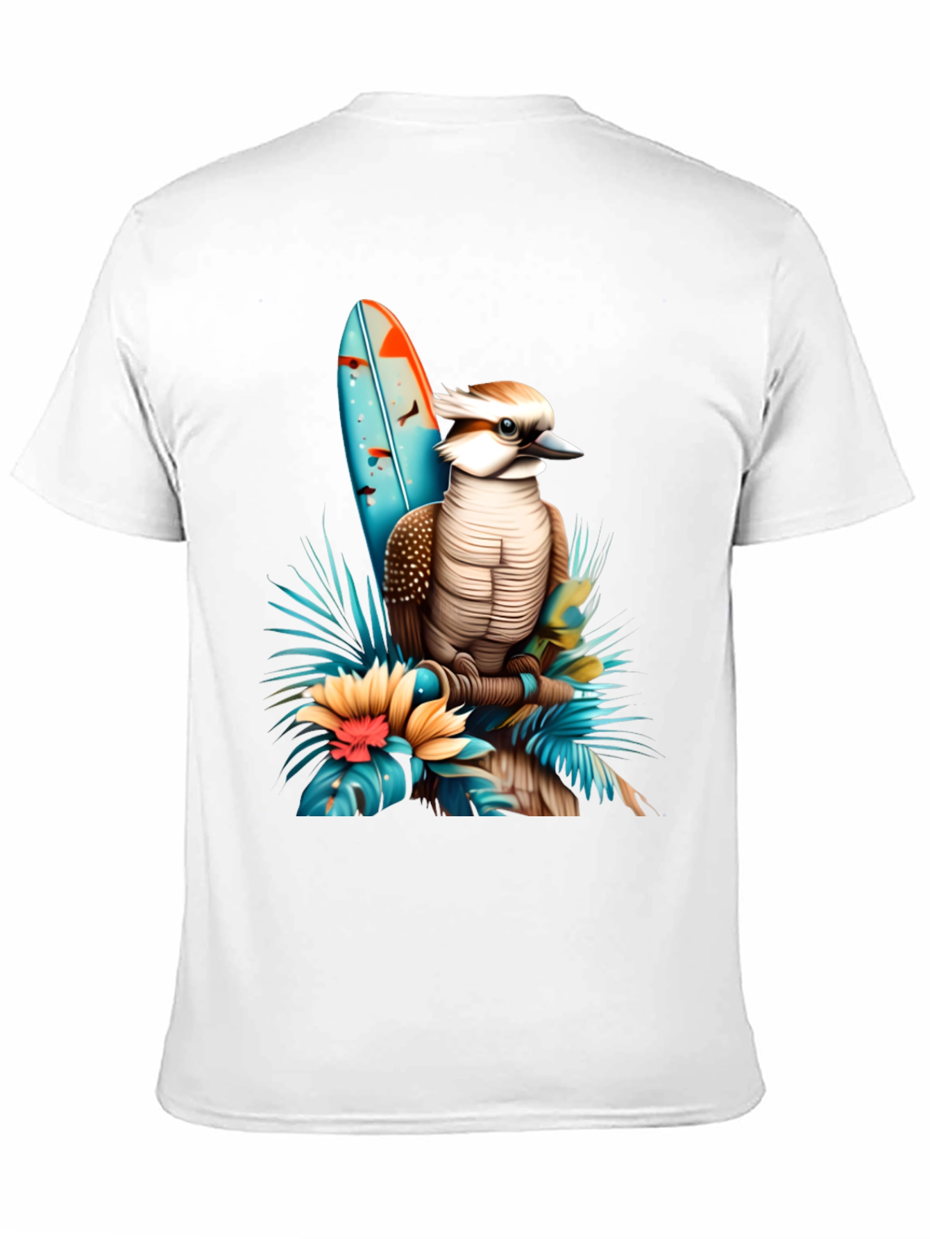 Kookaburra Surfboard Graphic T-Shirt