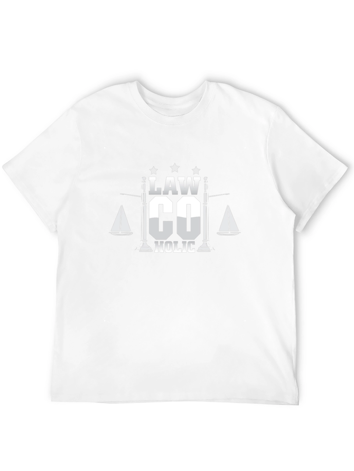 Lawcoholic Black Graphic Tee