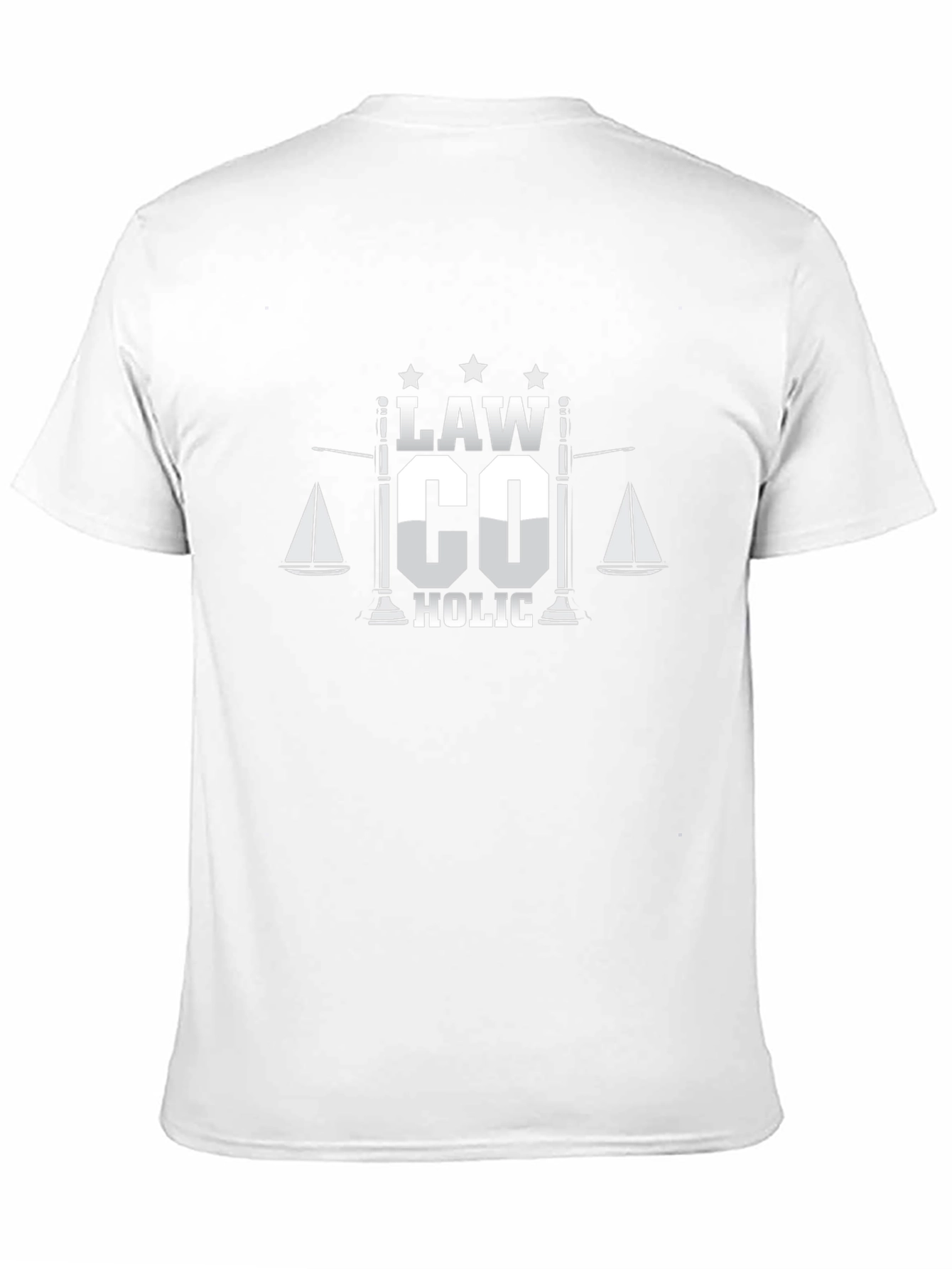 Lawcoholic Black Graphic Tee
