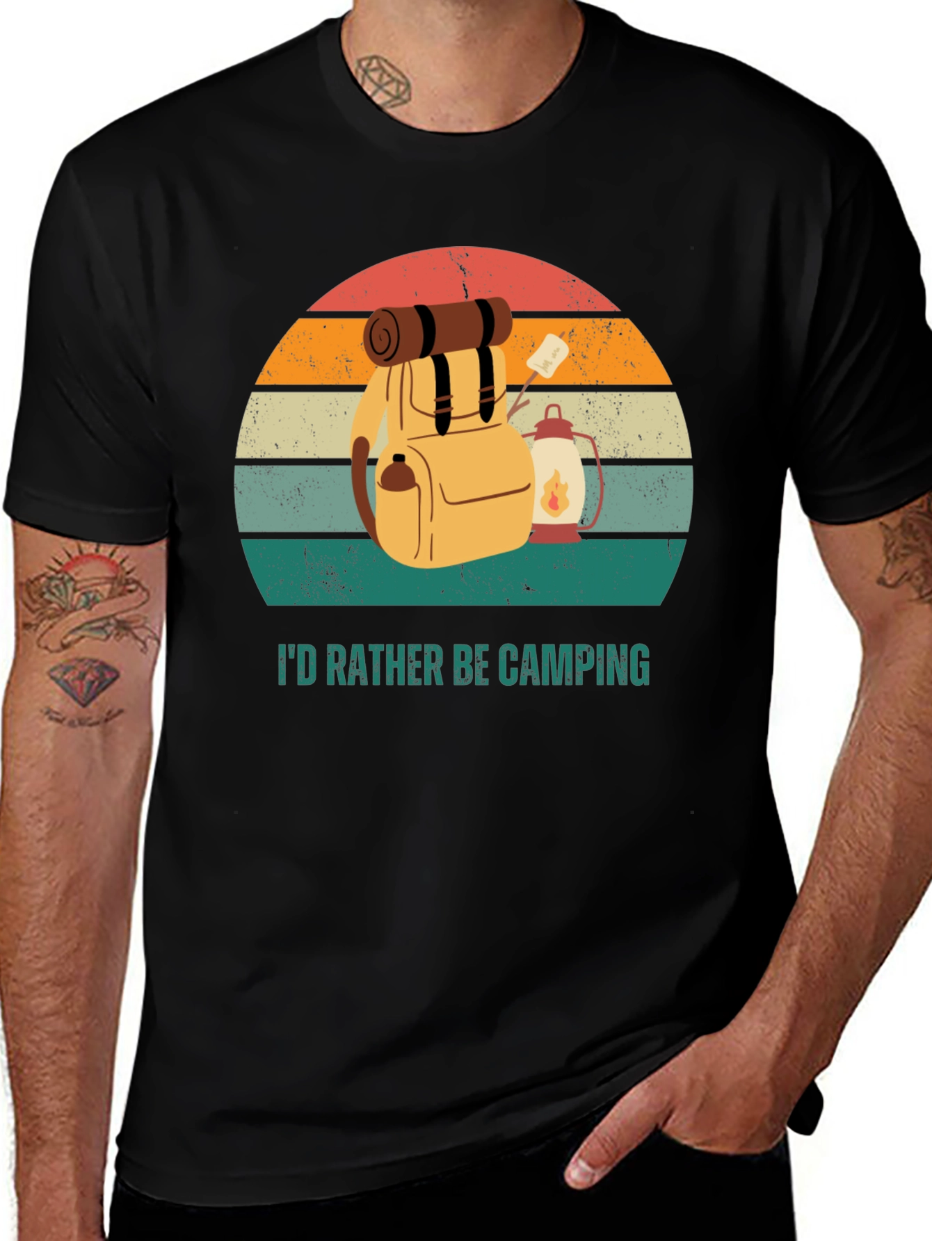 Camping Graphic T-Shirt