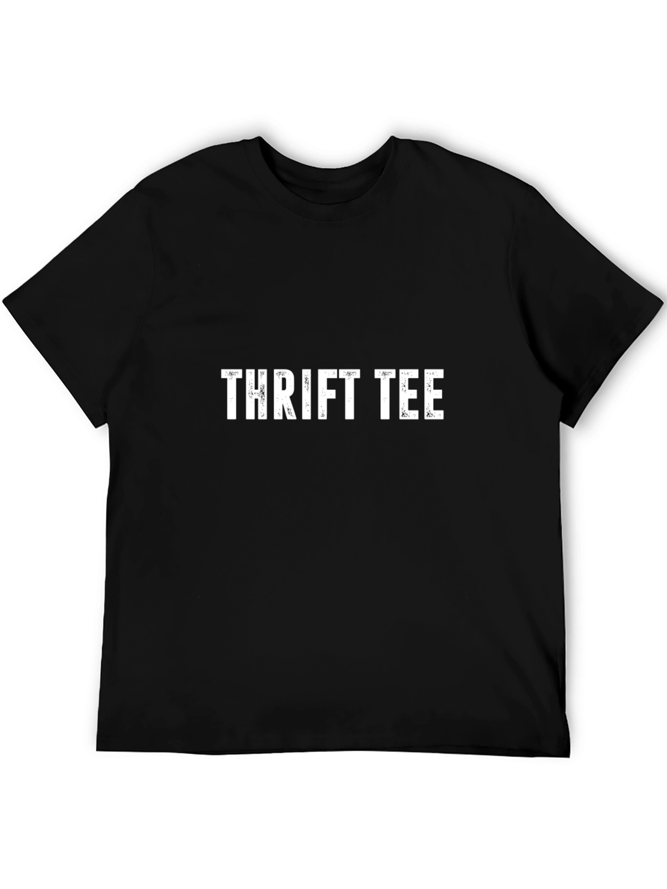 Thrift Tee Graphic Black T-Shirt