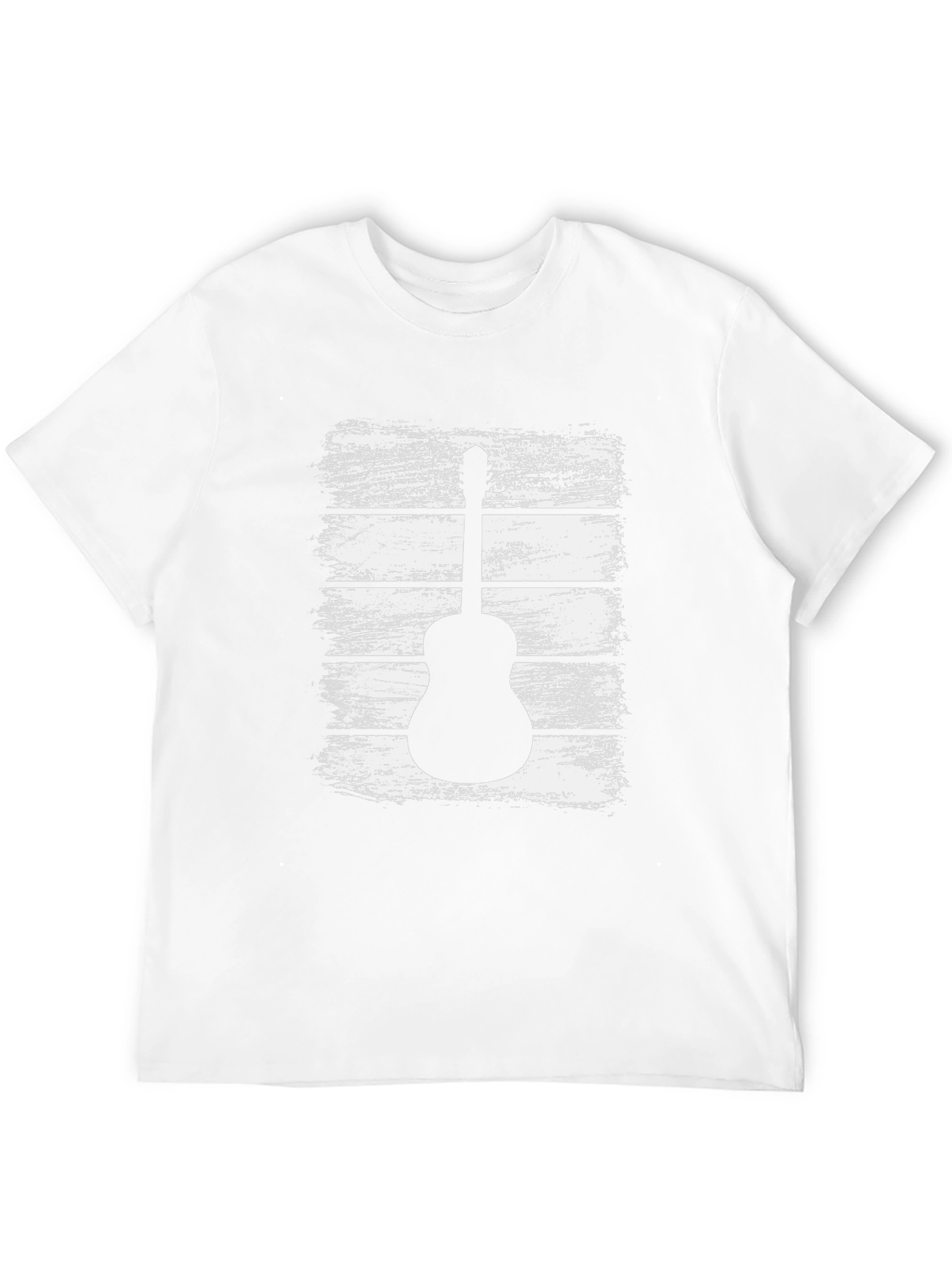 Guitar Graphic Tee - Black Cotton Comfort