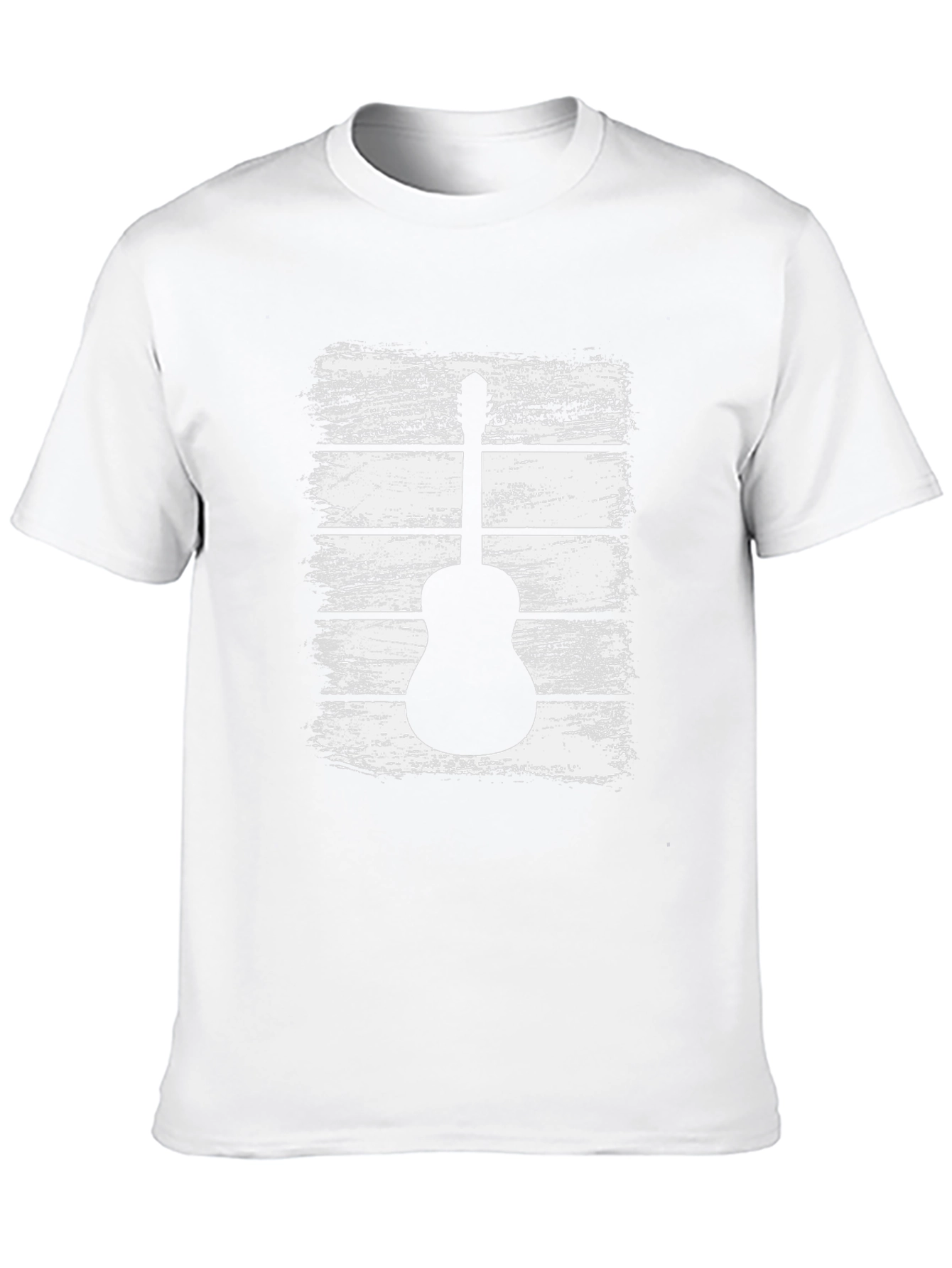 Guitar Graphic Tee - Black Cotton Comfort