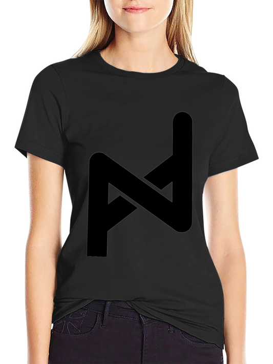 Abstract Symbol Black T-Shirt - Modern Style
