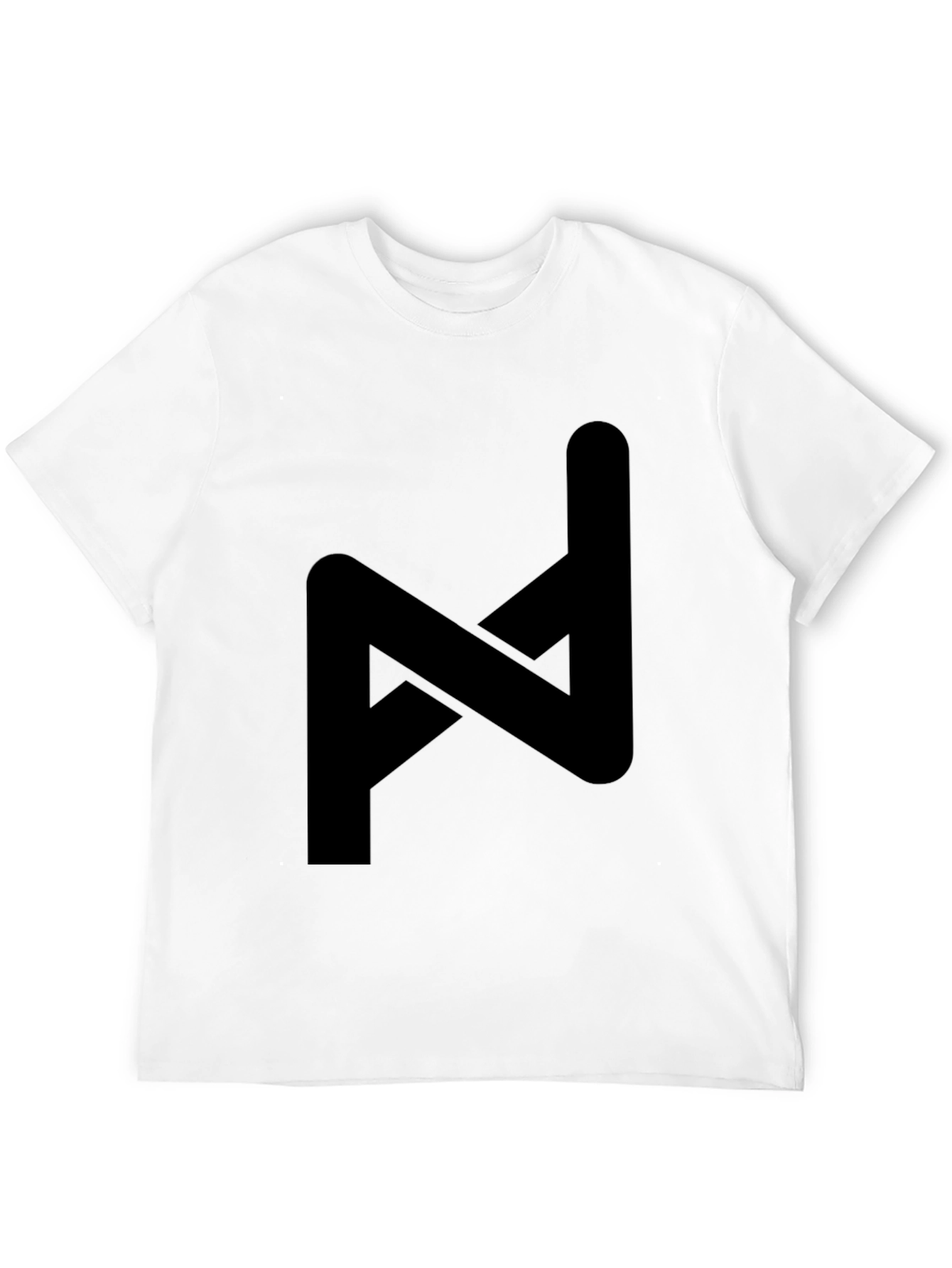 Abstract Symbol Black T-Shirt - Modern Style