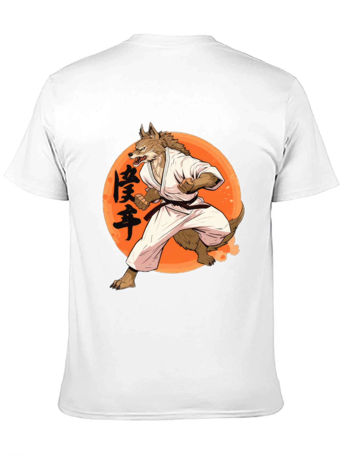 Wolf Karate Graphic Tee - Unique Martial Arts Shirt
