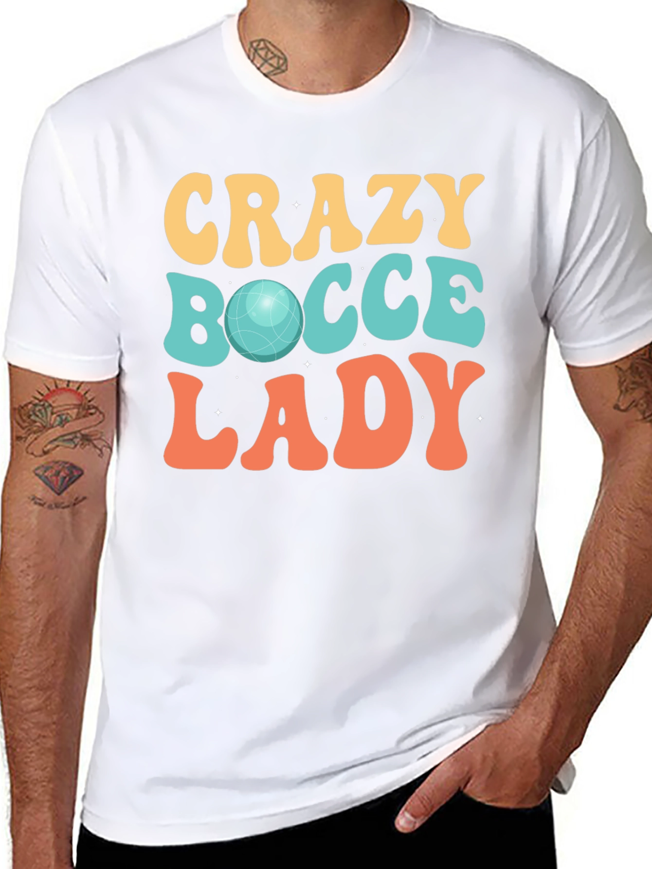 Crazy Bocce Lady T-Shirt