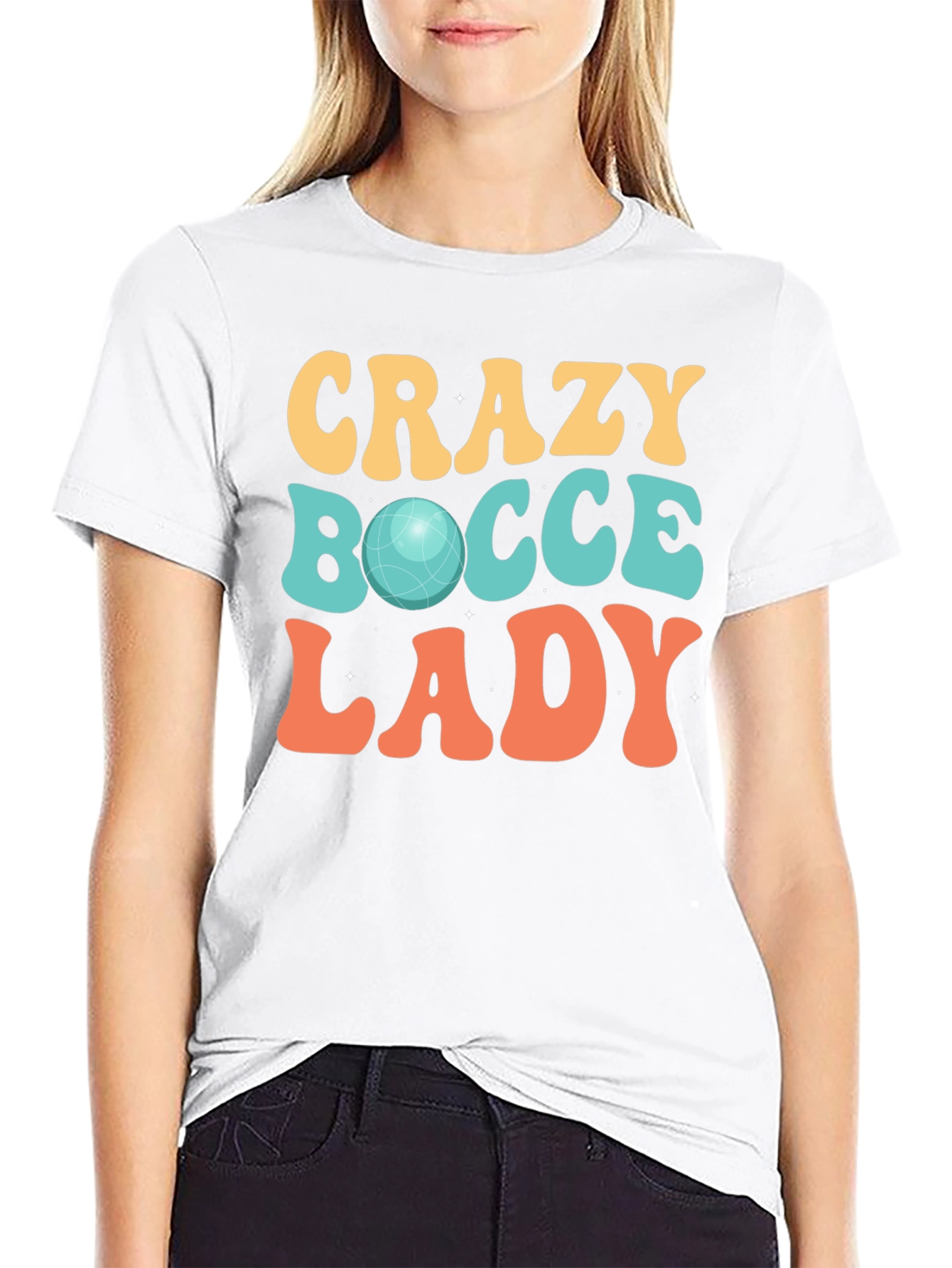 Crazy Bocce Lady T-Shirt