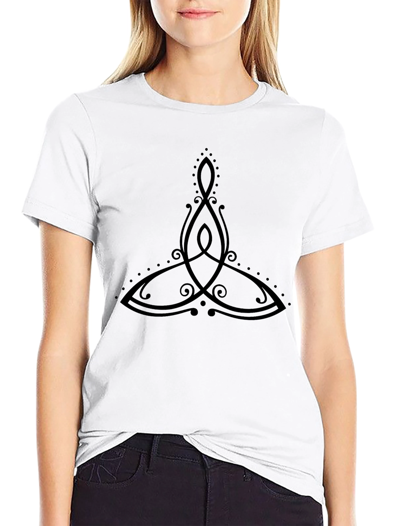 Celtic Motherhood Knot Black T-Shirt