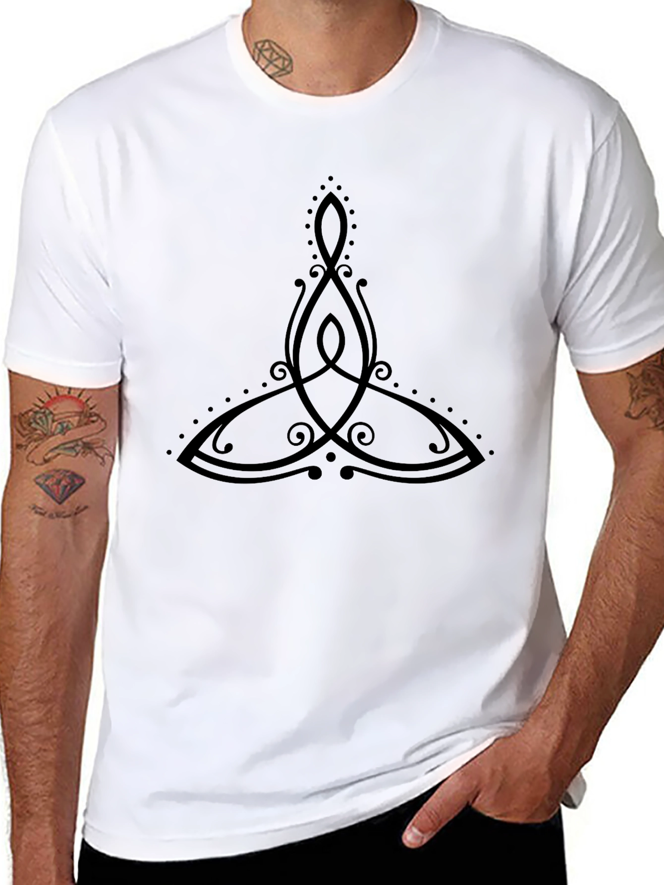 Celtic Motherhood Knot Black T-Shirt