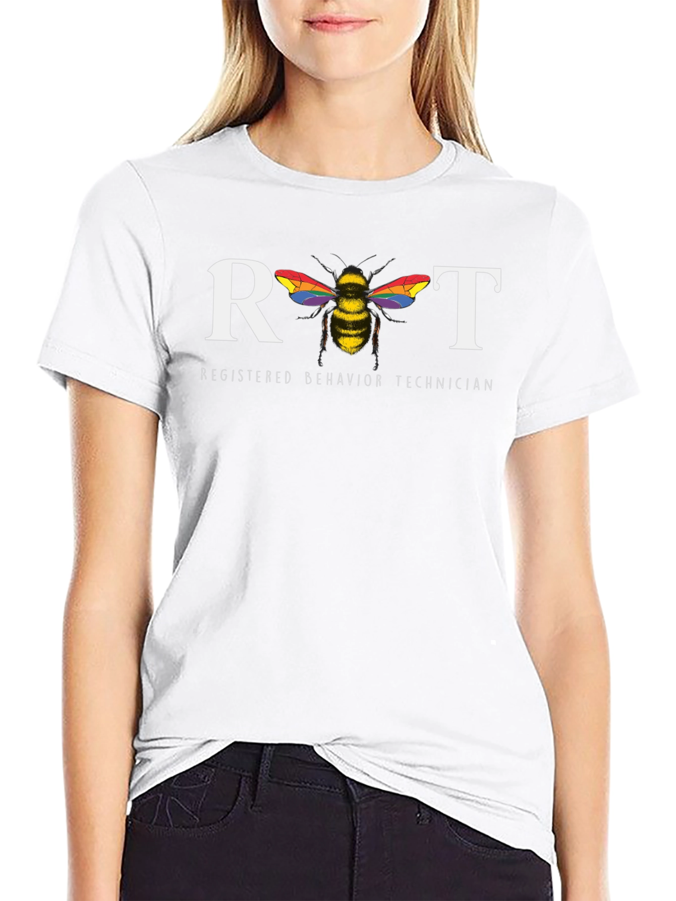 RBT Registered Behavior Technician Bee T-Shirt