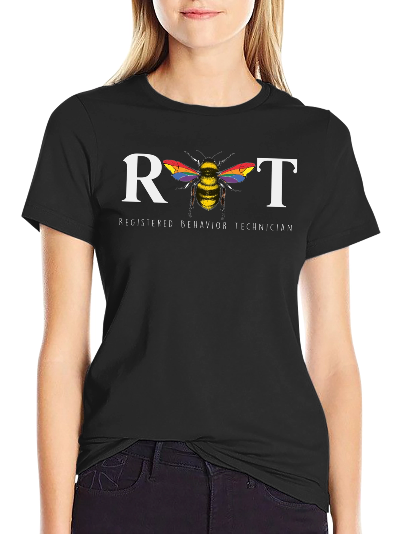 RBT Registered Behavior Technician Bee T-Shirt