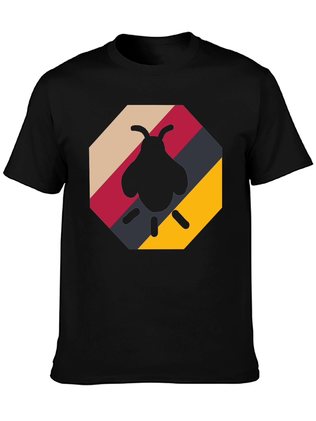 Retro Firefly Graphic Tee - Modern Insect T-Shirt