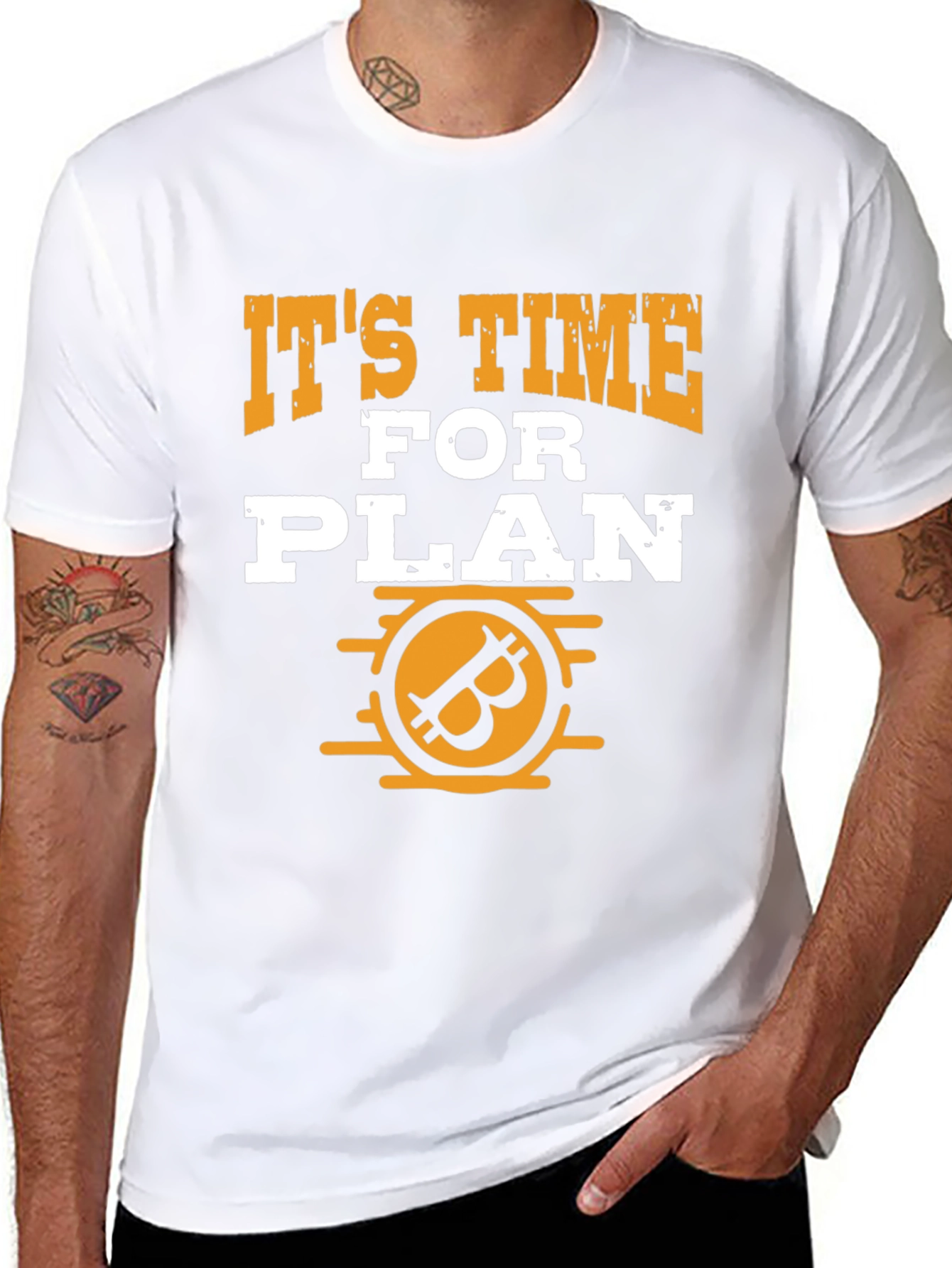 Its Time for Plan B Bitcoin Graphic Tee