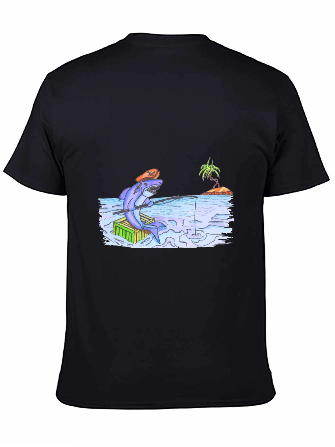 Shark Fishing T-Shirt - Unique Graphic Tee