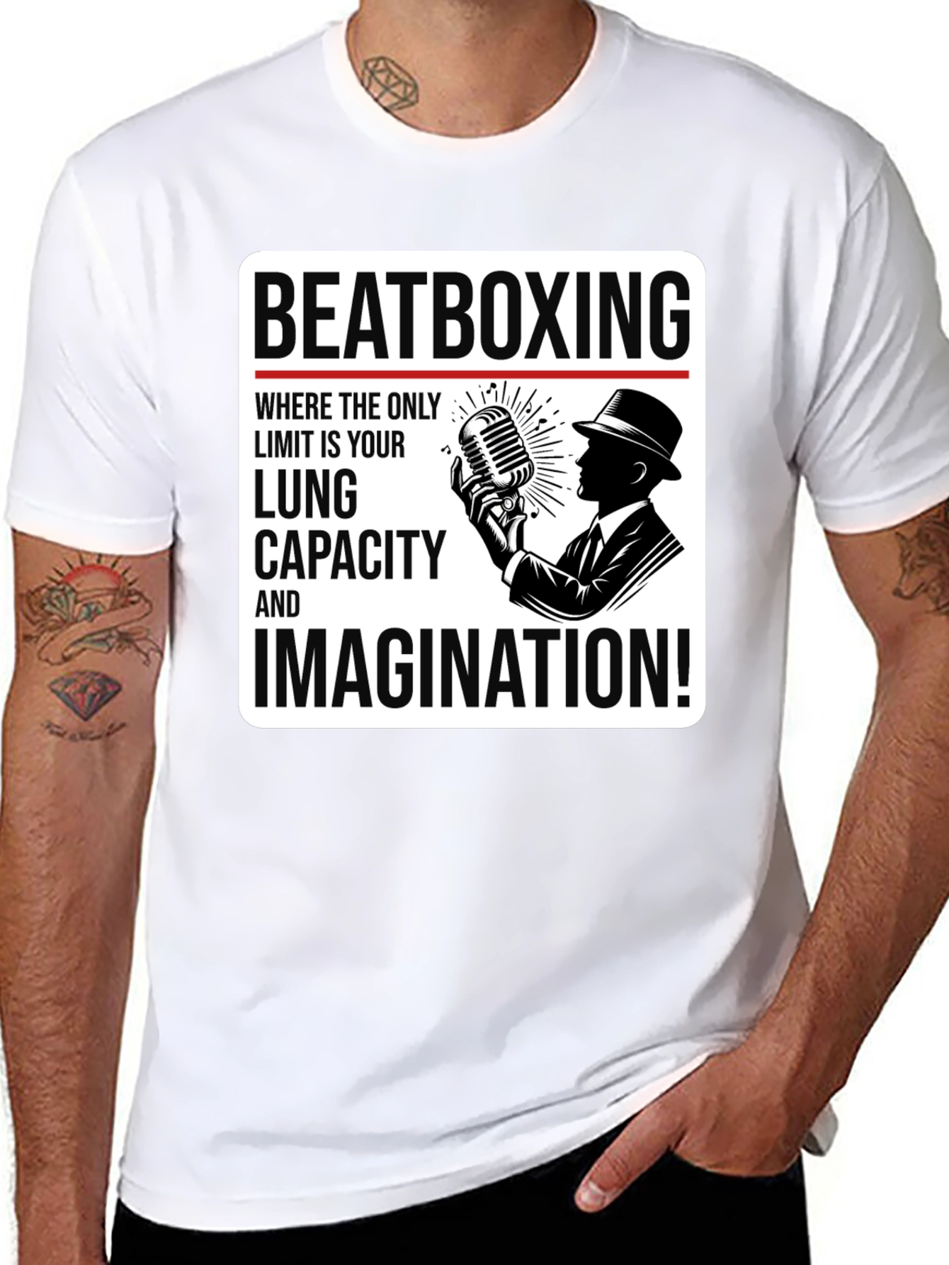 Beatboxing Lung Capacity Imagination T-Shirt