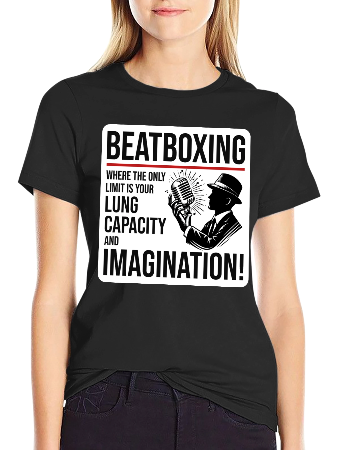 Beatboxing Lung Capacity Imagination T-Shirt
