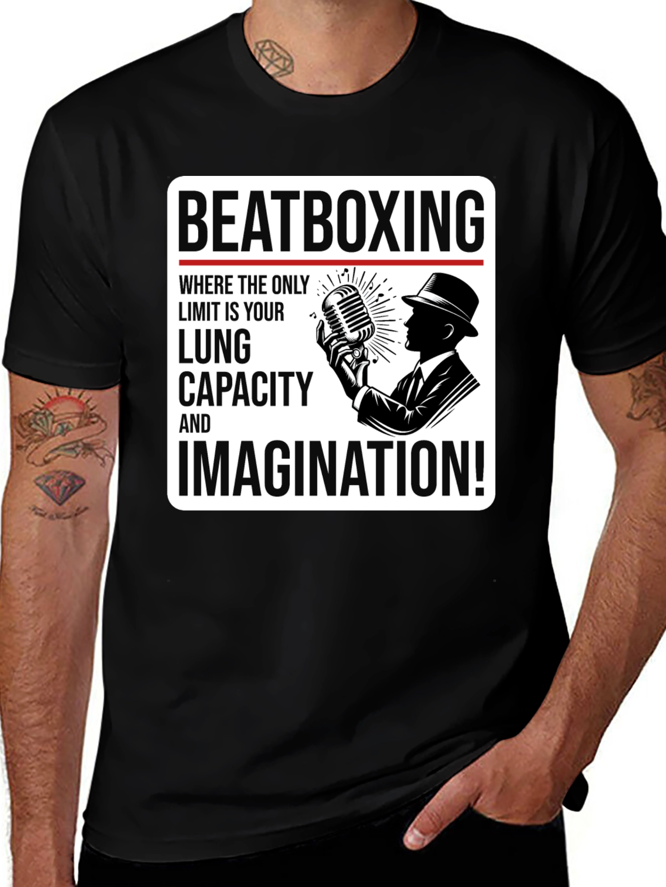 Beatboxing Lung Capacity Imagination T-Shirt