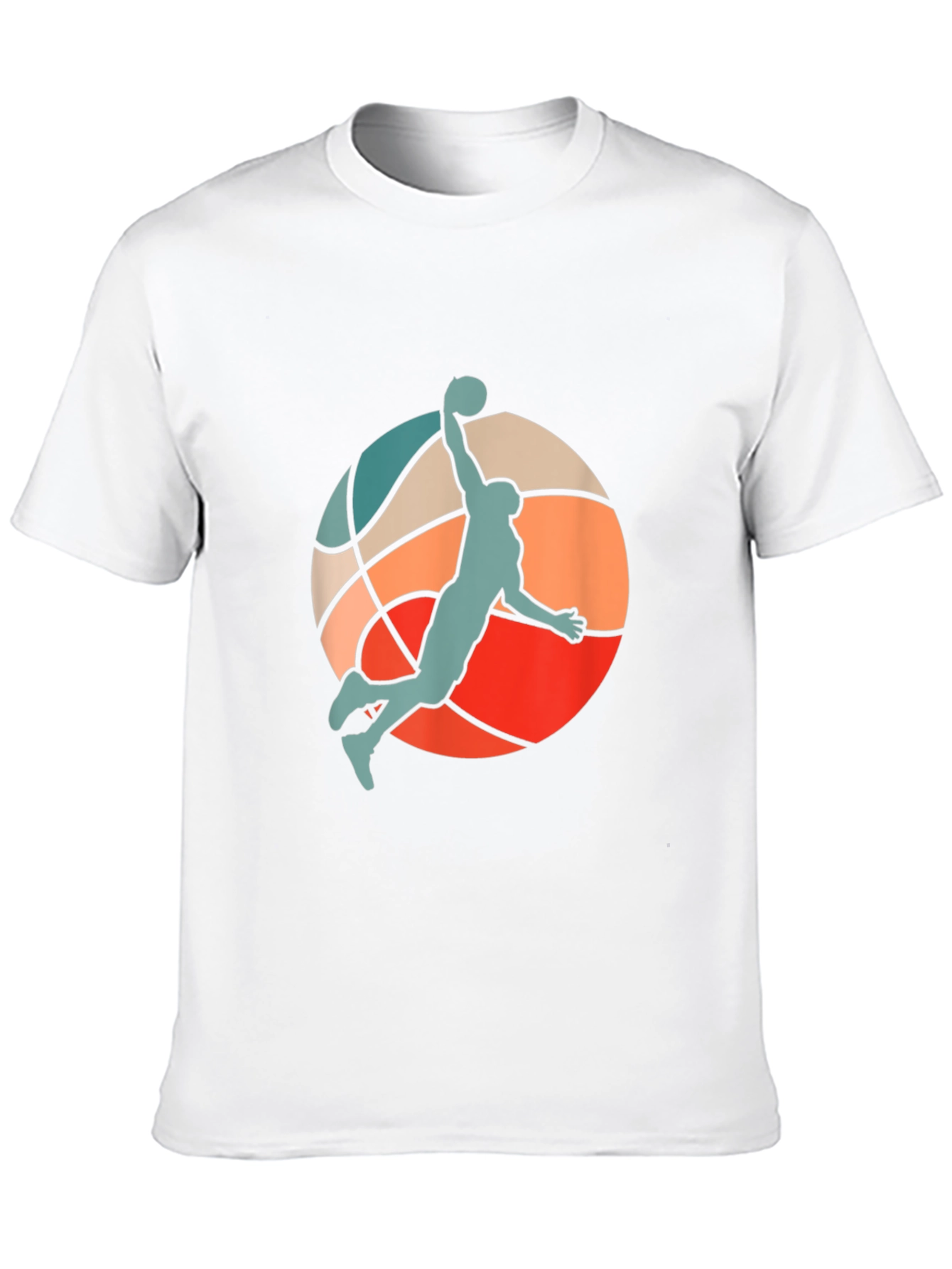 Retro Basketball Slam Dunk Graphic Tee