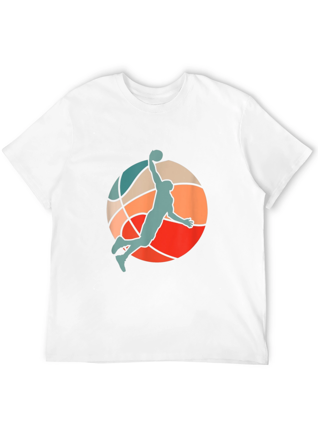 Retro Basketball Slam Dunk Graphic Tee