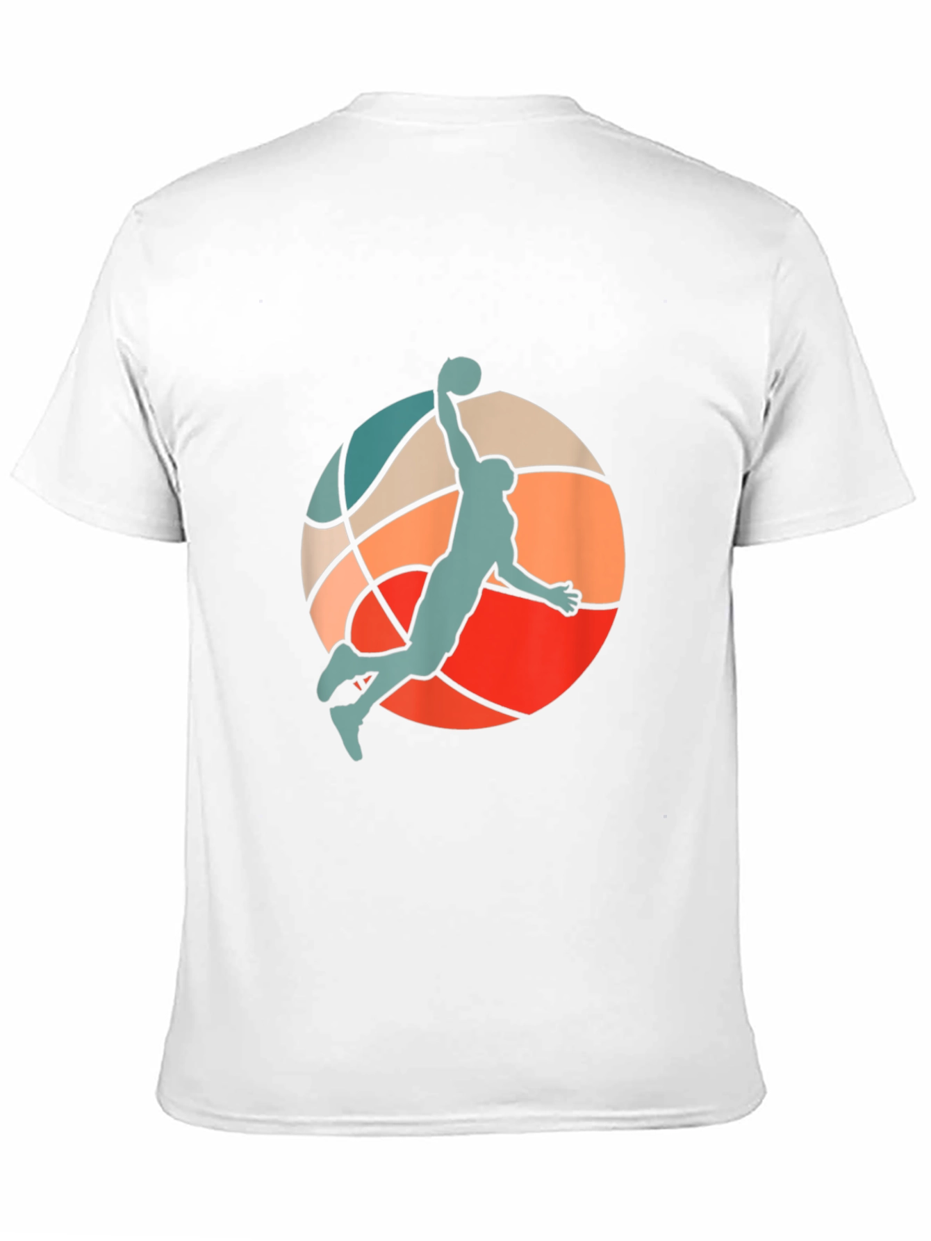 Retro Basketball Slam Dunk Graphic Tee