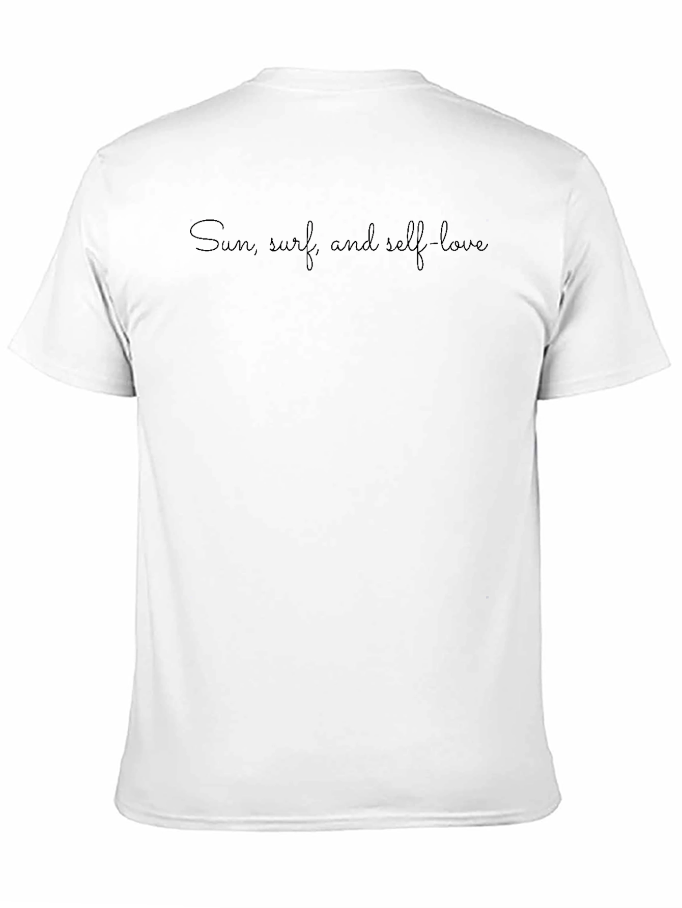 Sun Surf and Self-Love Black T-Shirt