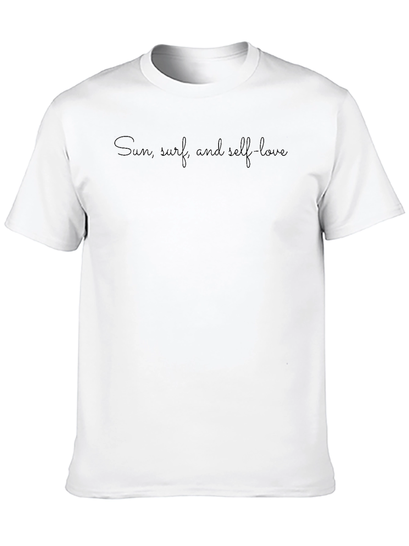 Sun Surf and Self-Love Black T-Shirt