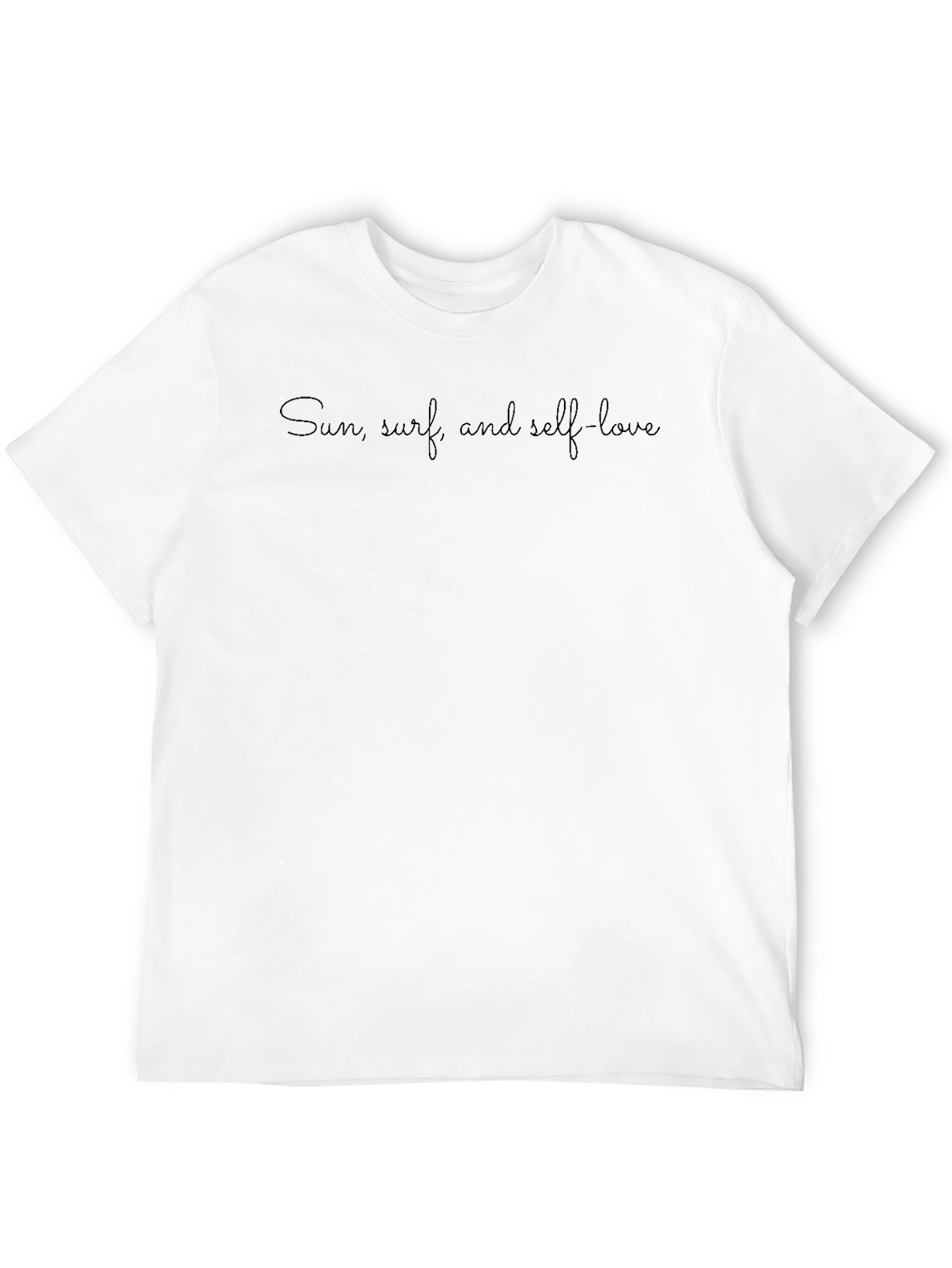 Sun Surf and Self-Love Black T-Shirt