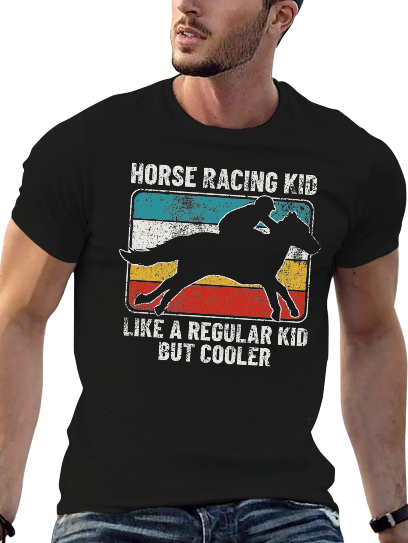 Horse Racing Kid T-Shirt