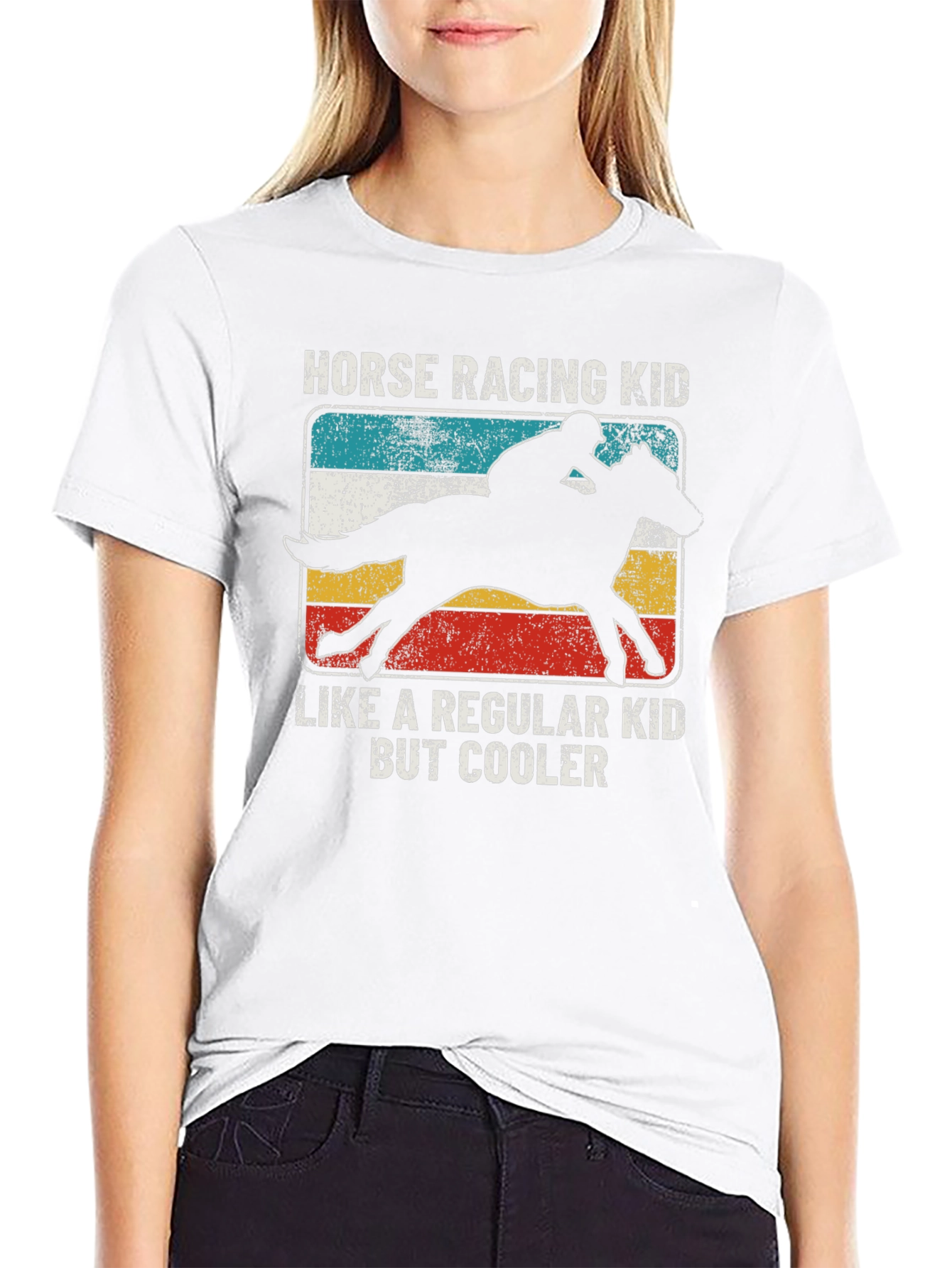 Horse Racing Kid T-Shirt
