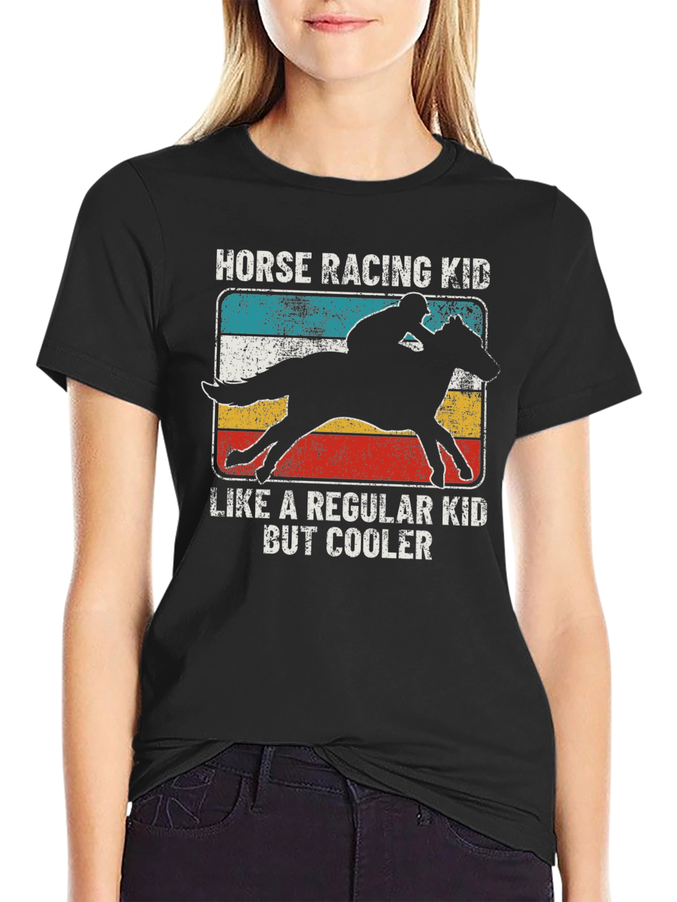 Horse Racing Kid T-Shirt