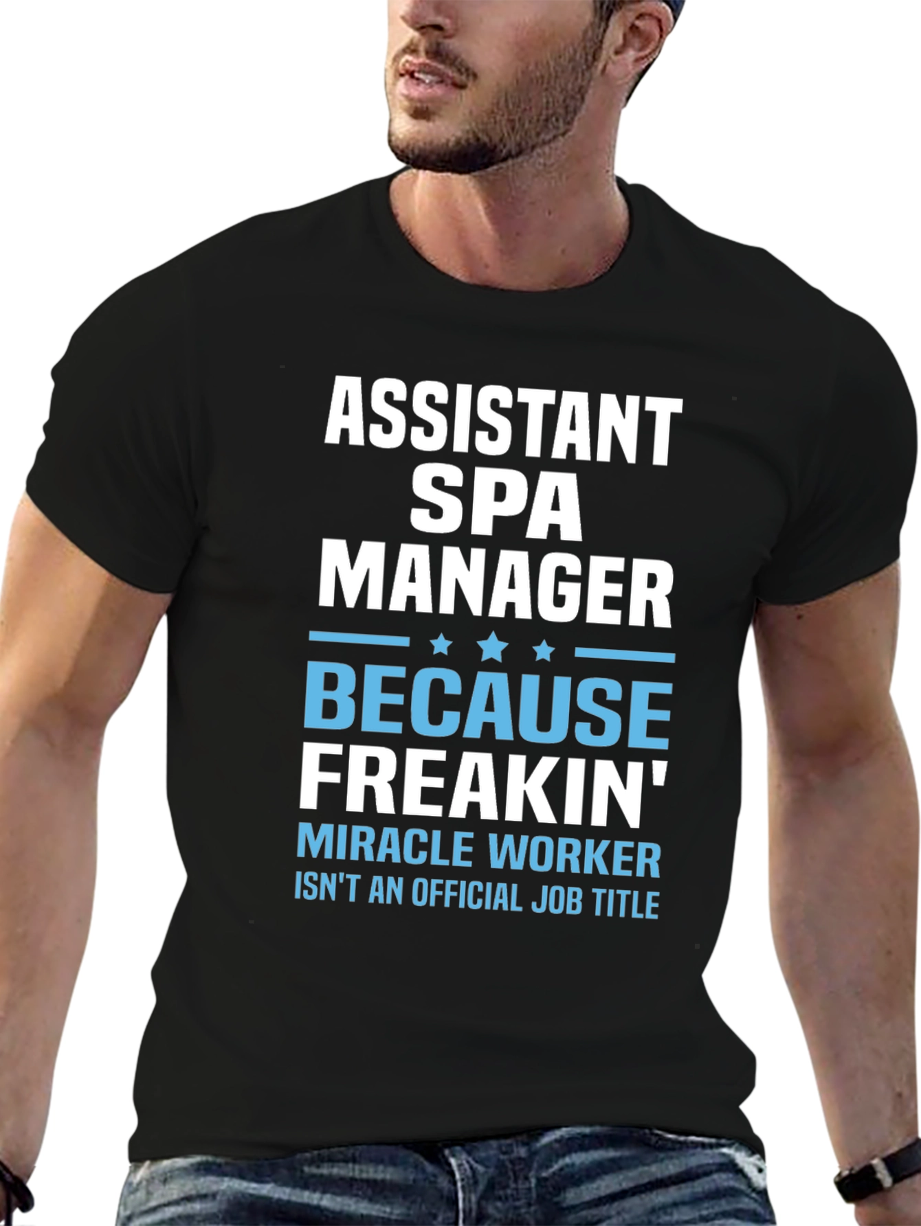 Assistant Spa Manager Funny Graphic T-Shirt