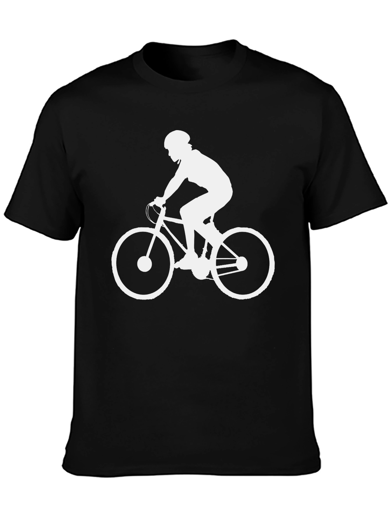 Cyclist Silhouette Graphic Tee