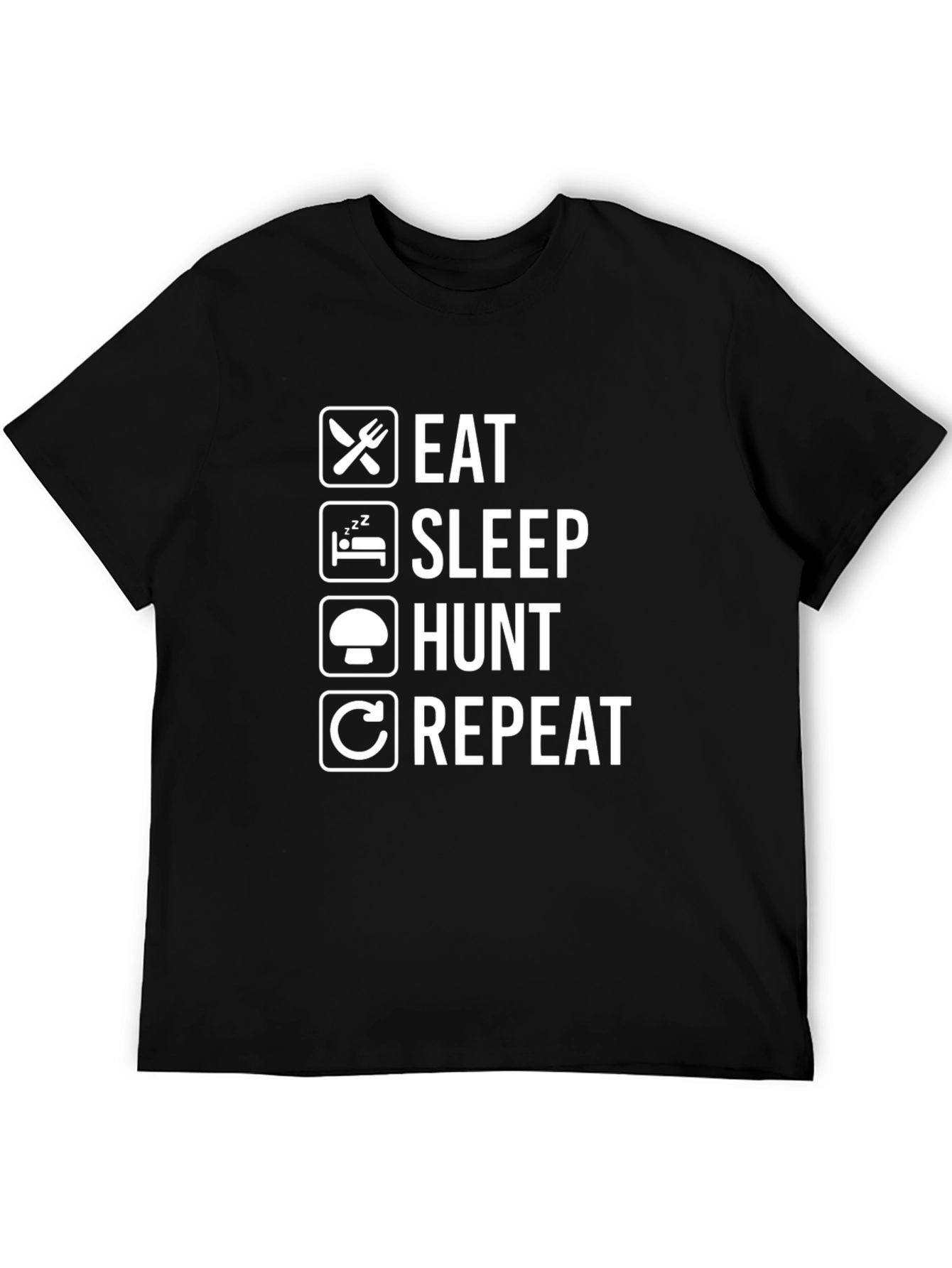 Eat Sleep Hunt Repeat Mens T-Shirt