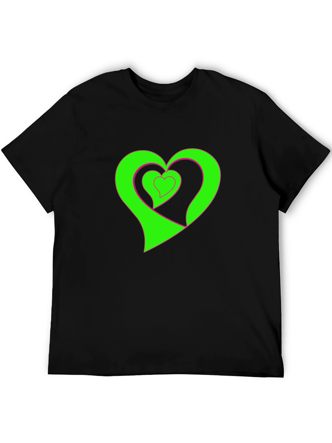 Heart Graphic Black Tee