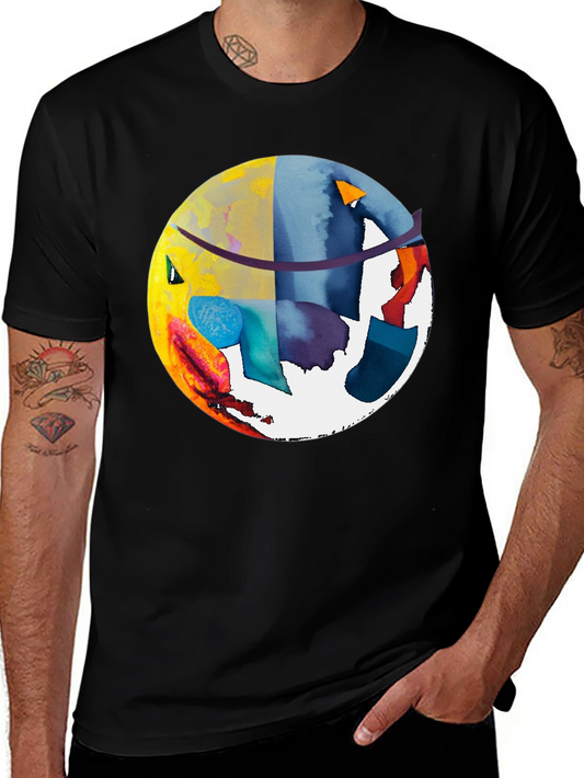 Abstract Art Graphic Tee - Modern Stylish Shirt