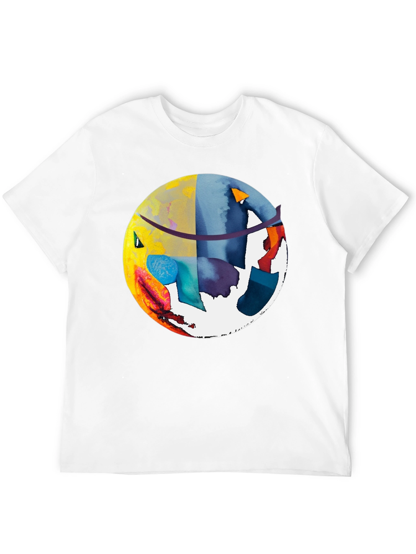 Abstract Art Graphic Tee - Modern Stylish Shirt