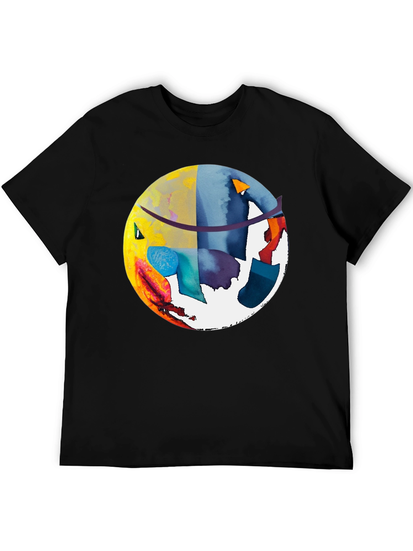 Abstract Art Graphic Tee - Modern Stylish Shirt