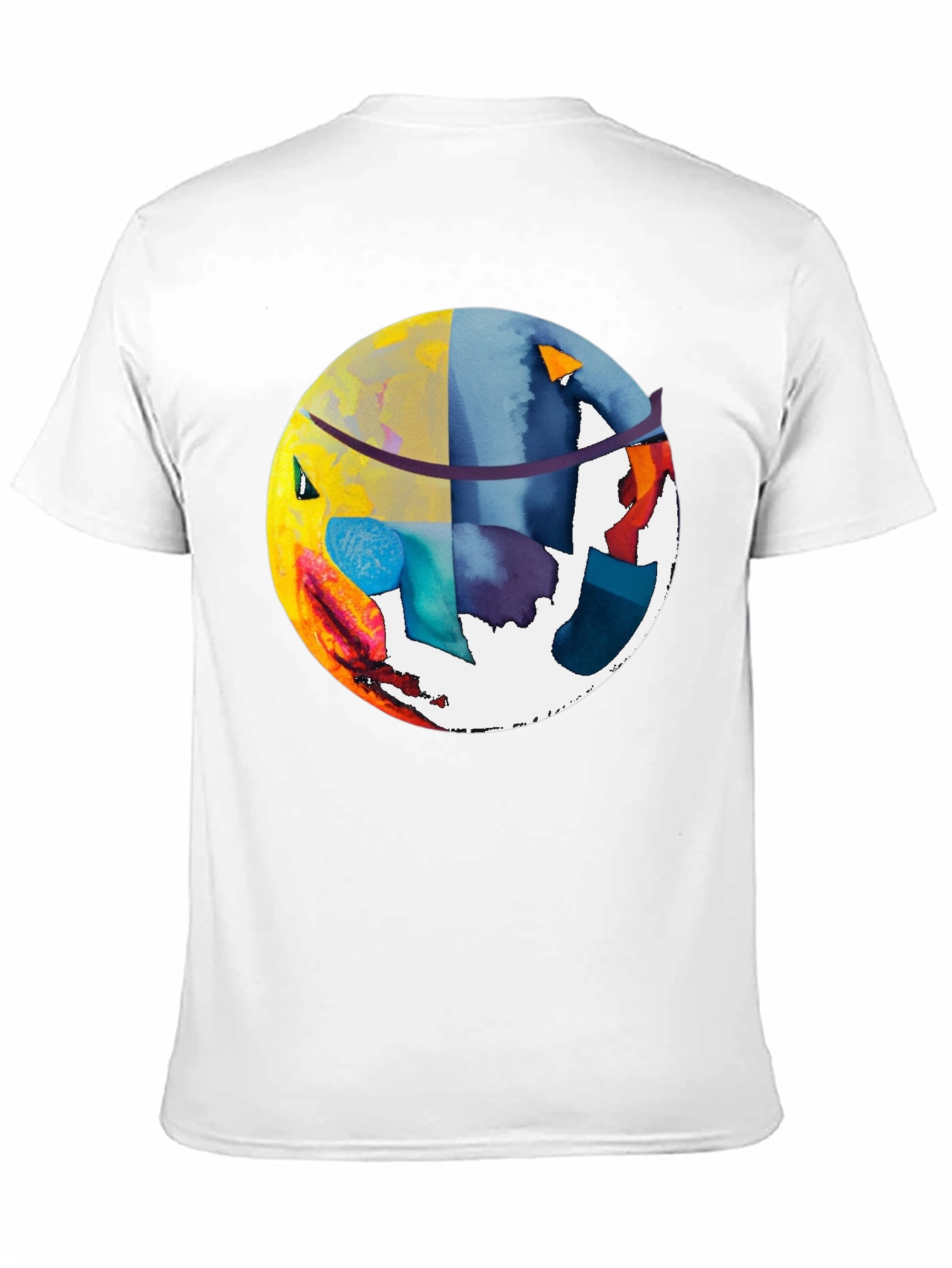 Abstract Art Graphic Tee - Modern Stylish Shirt