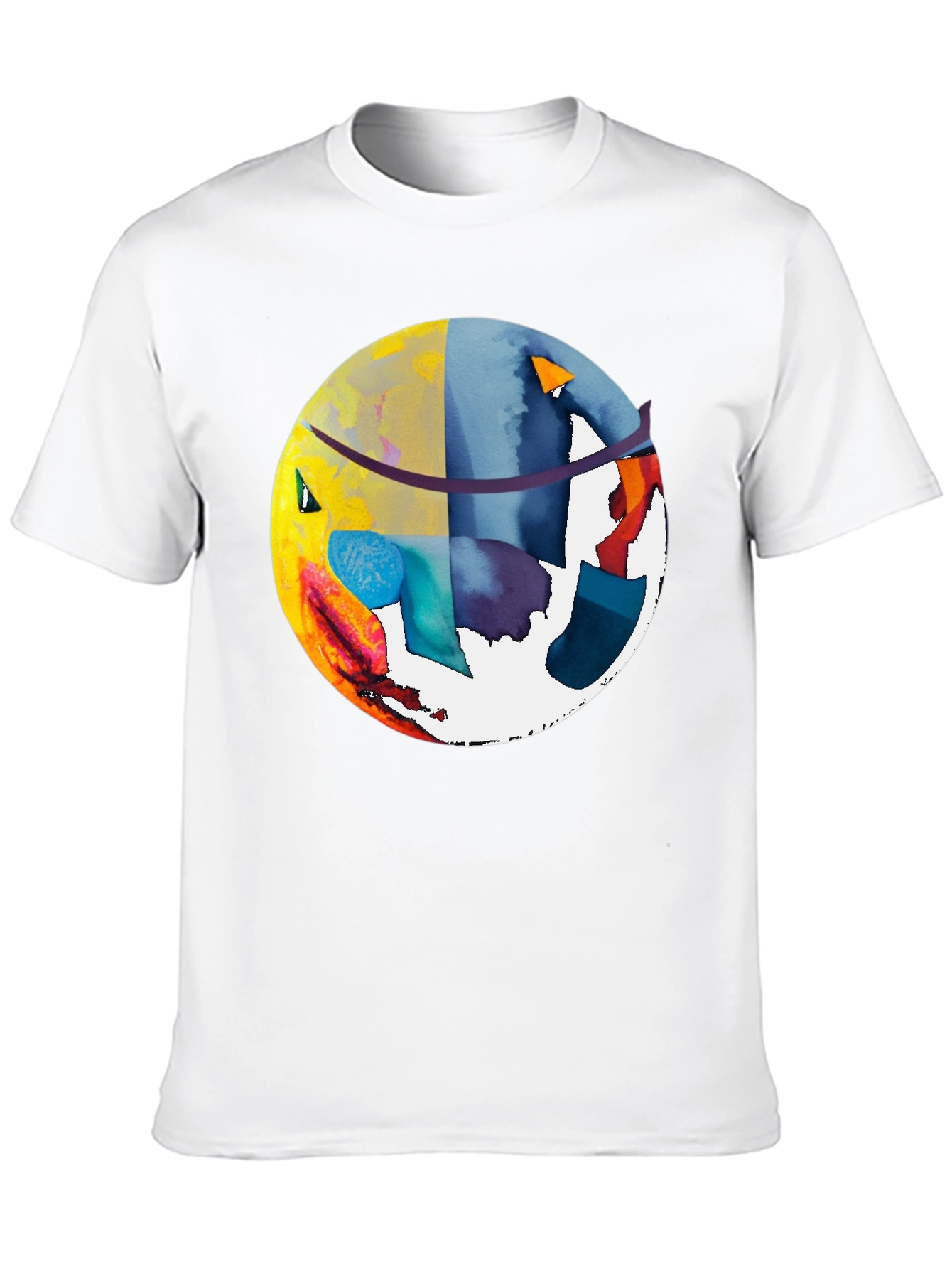 Abstract Art Graphic Tee - Modern Stylish Shirt
