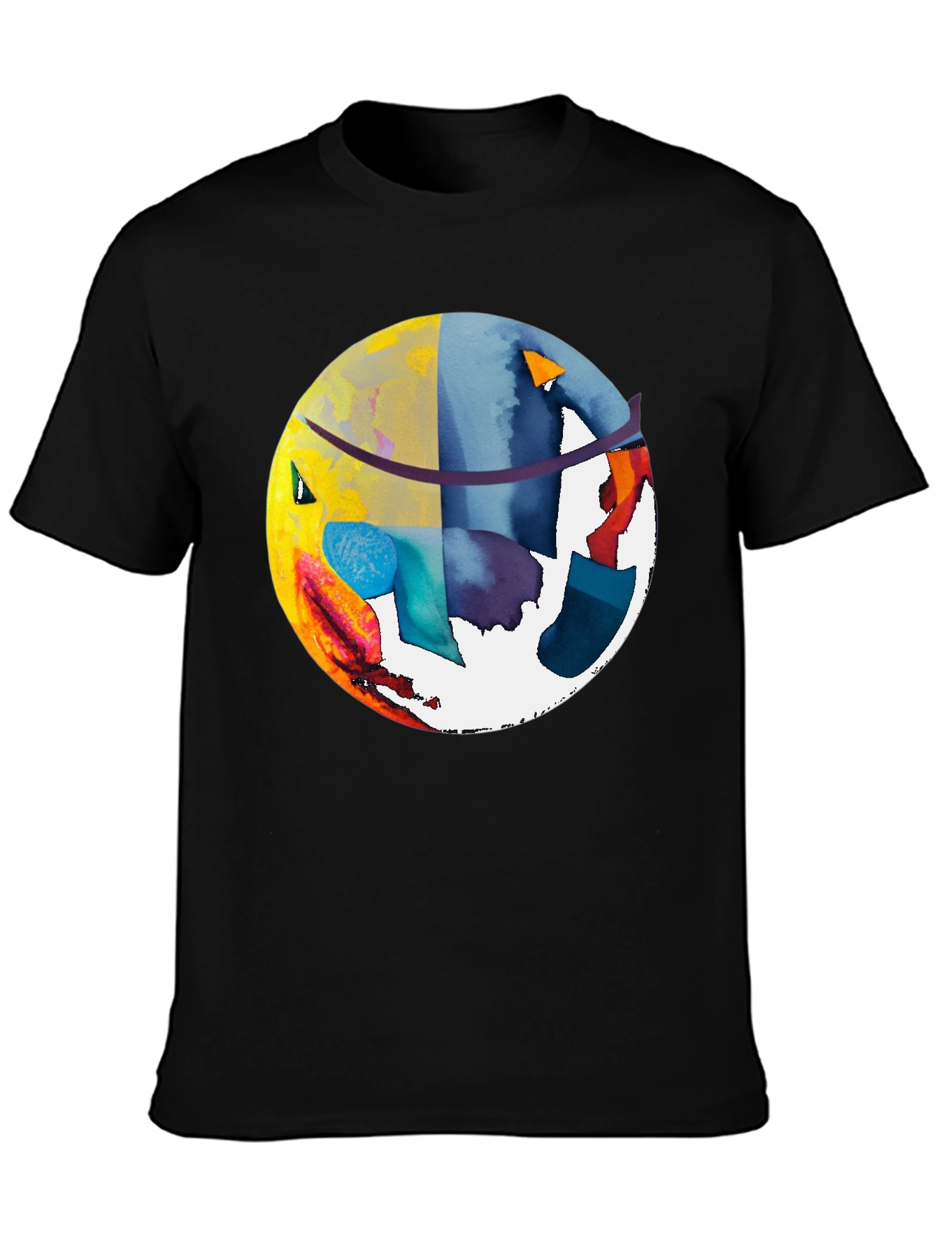 Abstract Art Graphic Tee - Modern Stylish Shirt