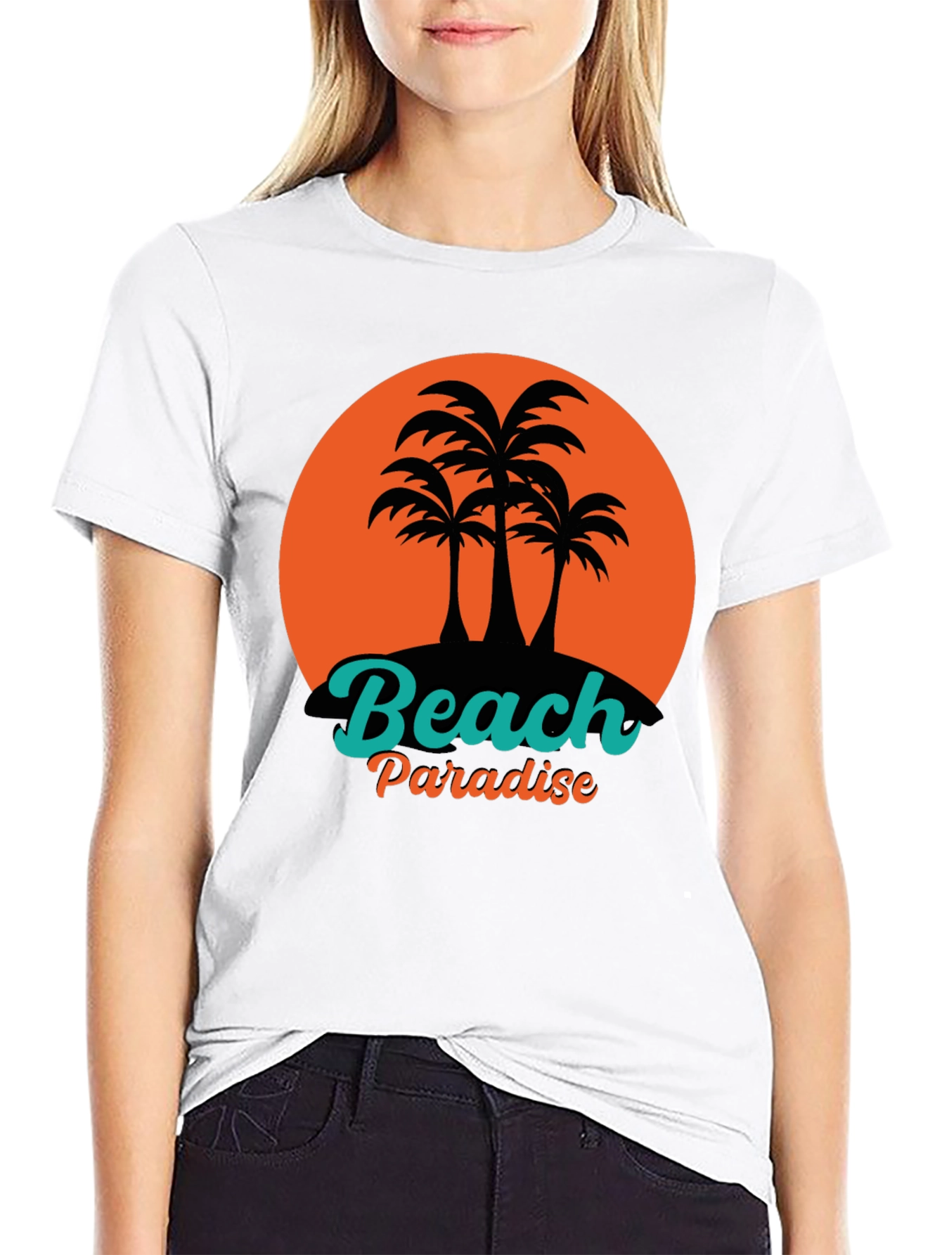 Beach Paradise Graphic T-Shirt
