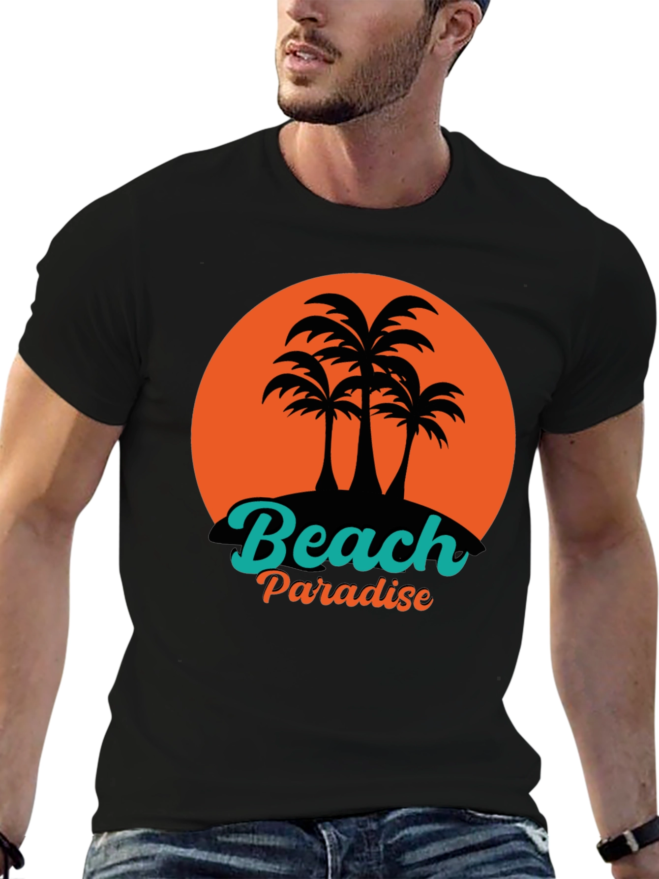 Beach Paradise Graphic T-Shirt
