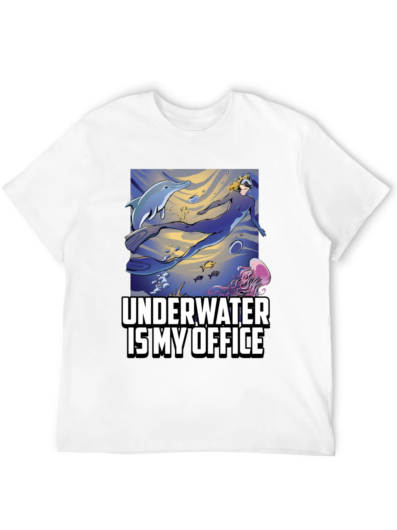 Underwater Is My Office T-Shirt - Diver Life