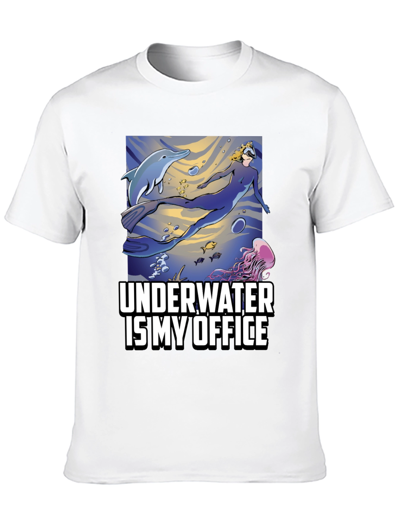 Underwater Is My Office T-Shirt - Diver Life