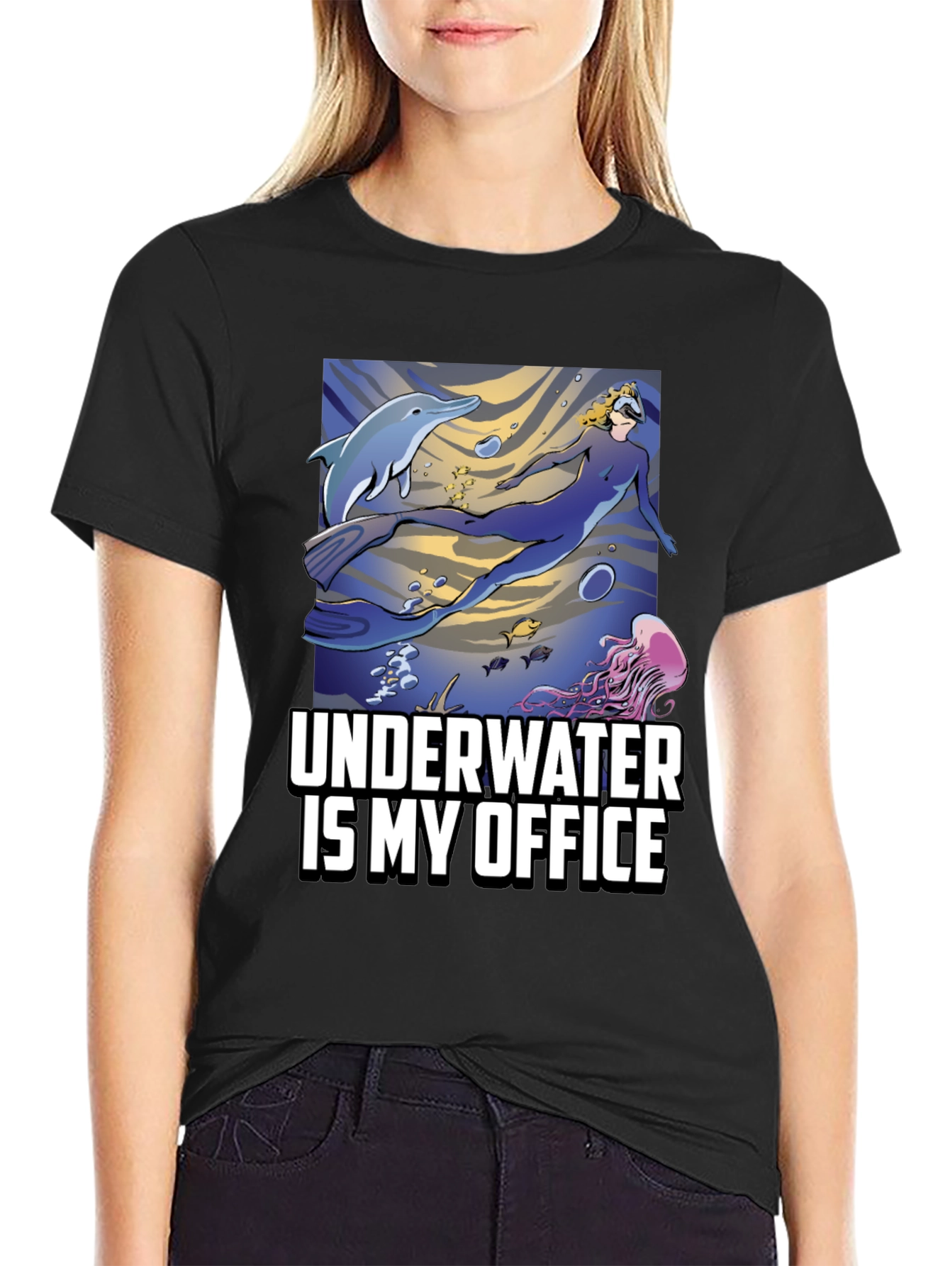 Underwater Is My Office T-Shirt - Diver Life