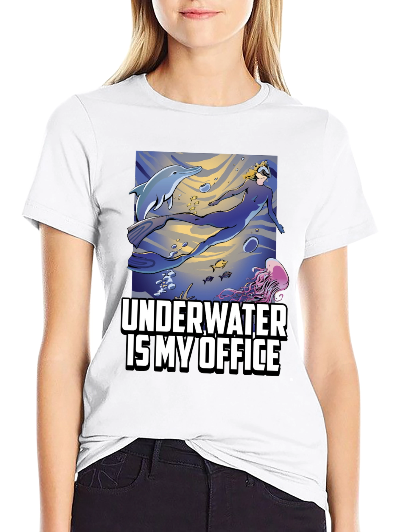 Underwater Is My Office T-Shirt - Diver Life