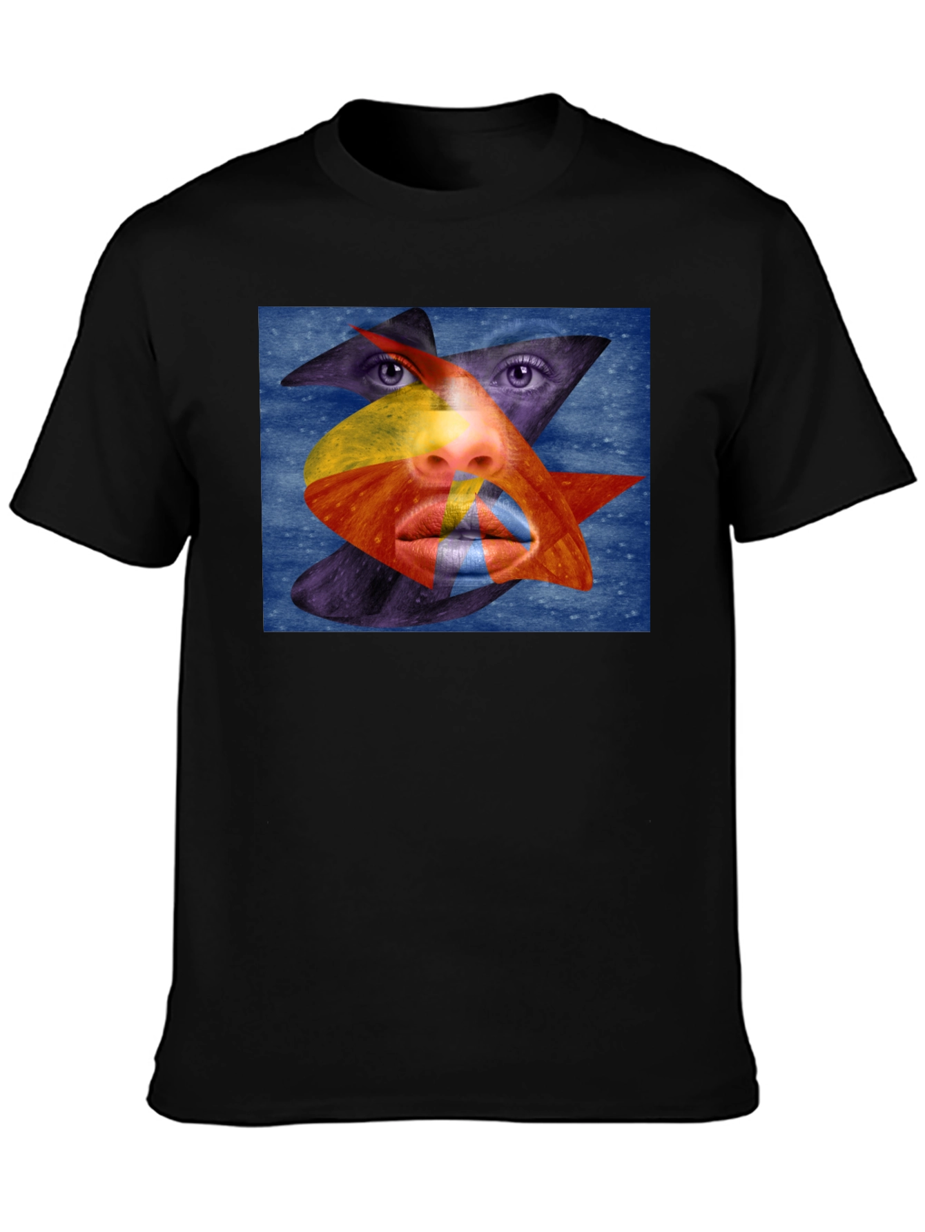Abstract Face Graphic Tee