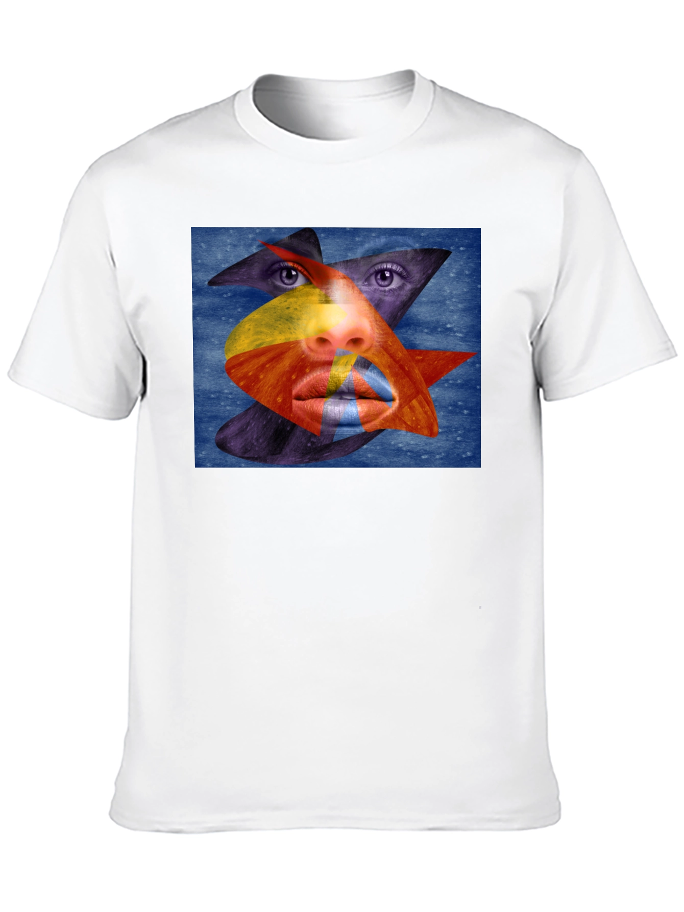 Abstract Face Graphic Tee