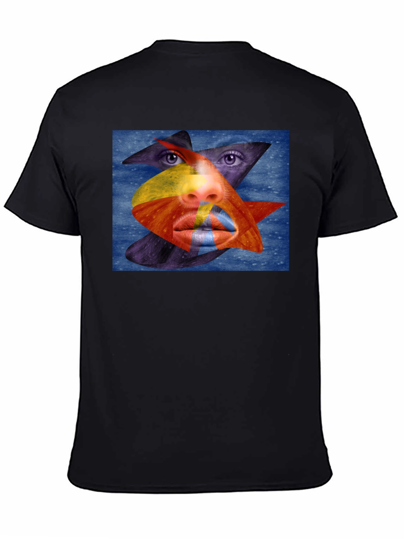 Abstract Face Graphic Tee